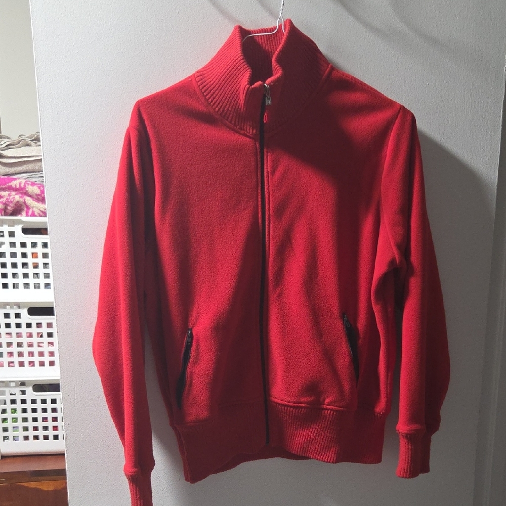 Women's Red Zip-Up Jacket